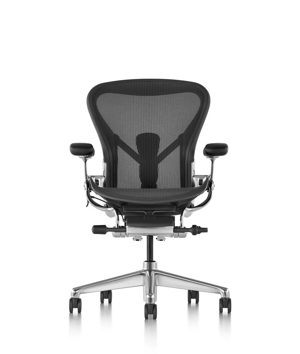 Aeron Graphite/Gepolijst bureaustoel - Image 3