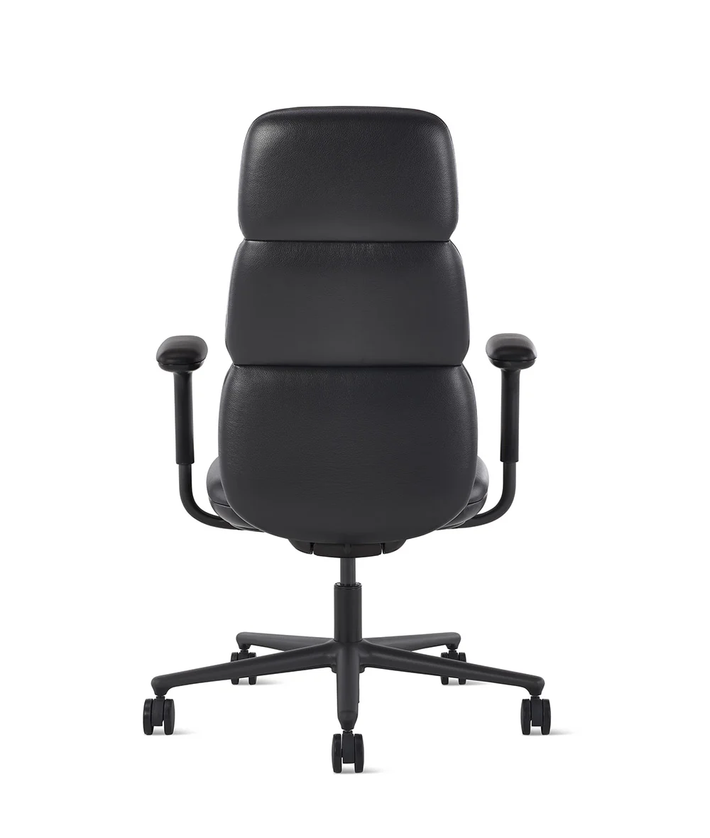 Asari Raven/Zwart leer High Back-stoel - Image 3