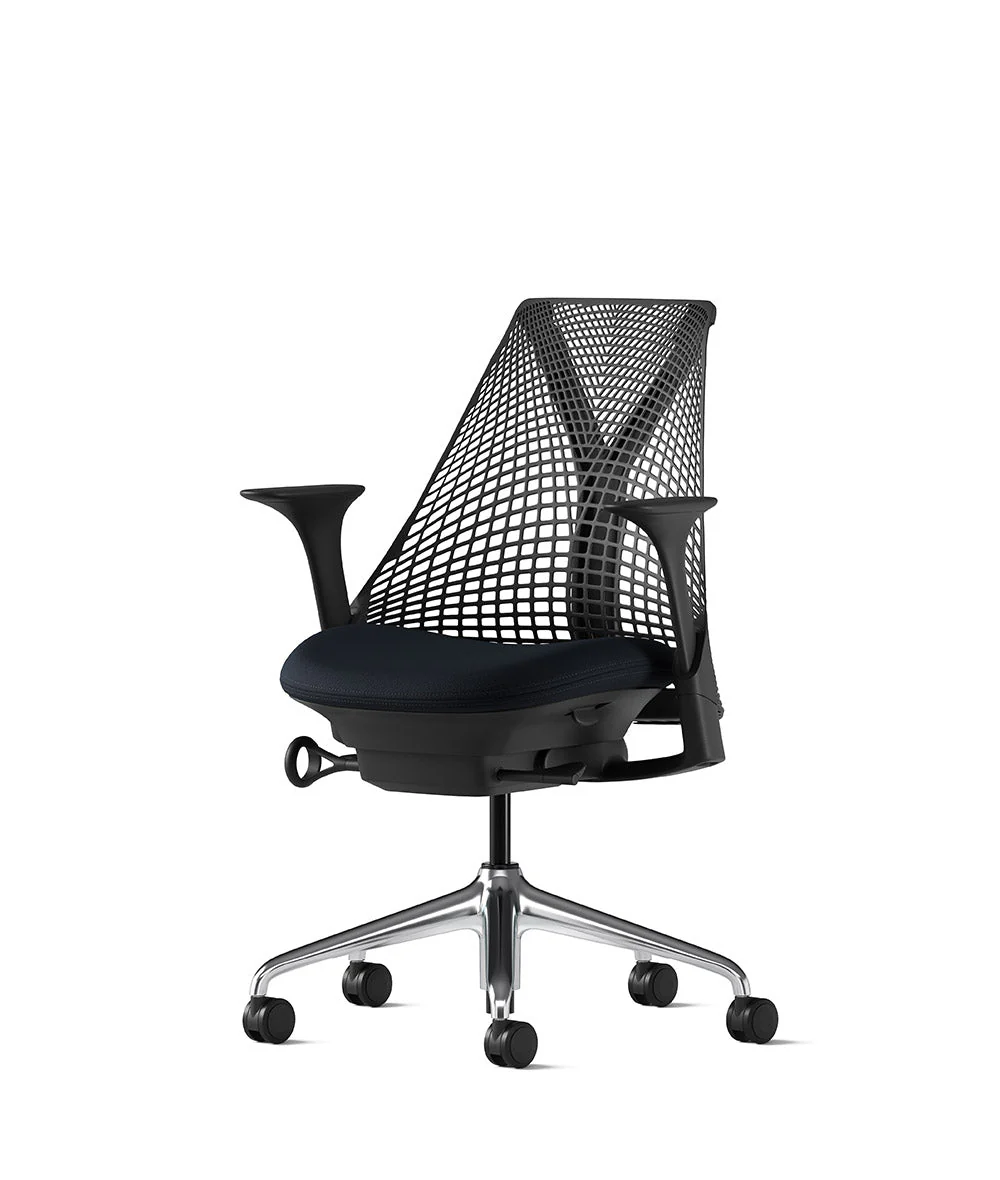 Sayl bureaustoel* zwart gepolijste - Image 9