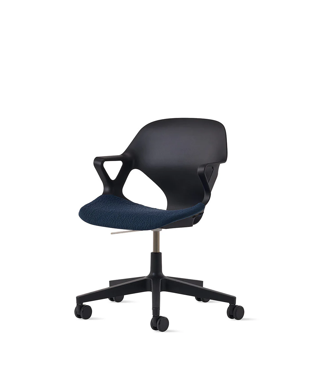 Zeph-stoel vaste armleuningen*Zwart - Image 11