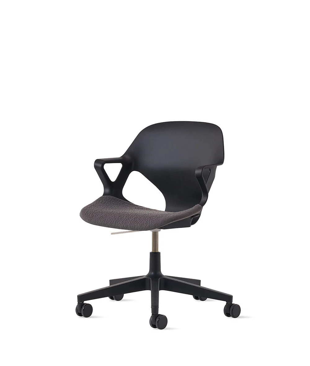 Zeph-stoel vaste armleuningen*Zwart - Image 3