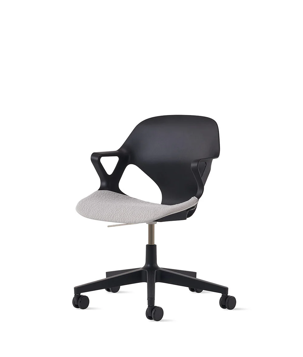Zeph-stoel vaste armleuningen*Zwart - Image 4